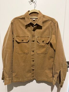 Wallace & Barnes Shirt Jacket in Duck Canvas -  JCrew - Small